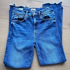 MOTHER Insider Crop Step Chew